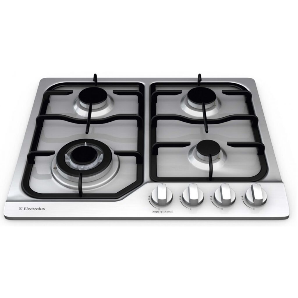 Fogão Cooktop 4 bocas Gás Electrolux Disktem